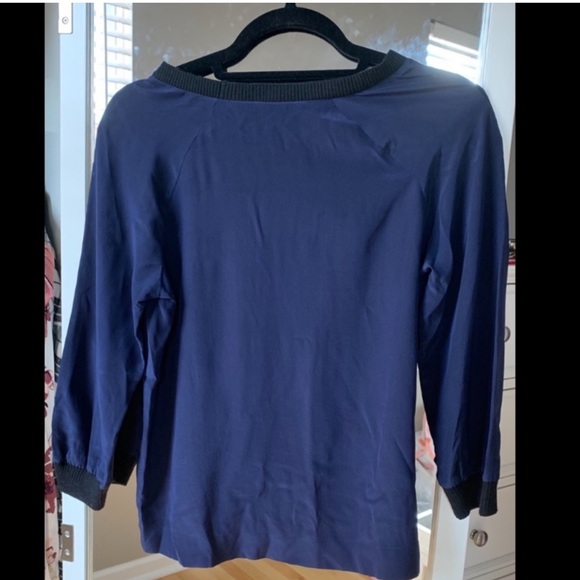 NAVY J. Crew silk blouse - Picture 3 of 5